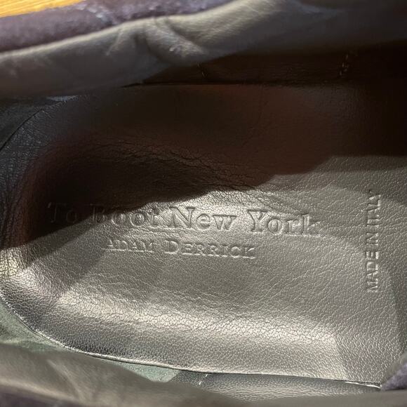 To Boot New York Navy Blue Suede Slip On Sneaker Men\'s Size 12 EUC main image 4